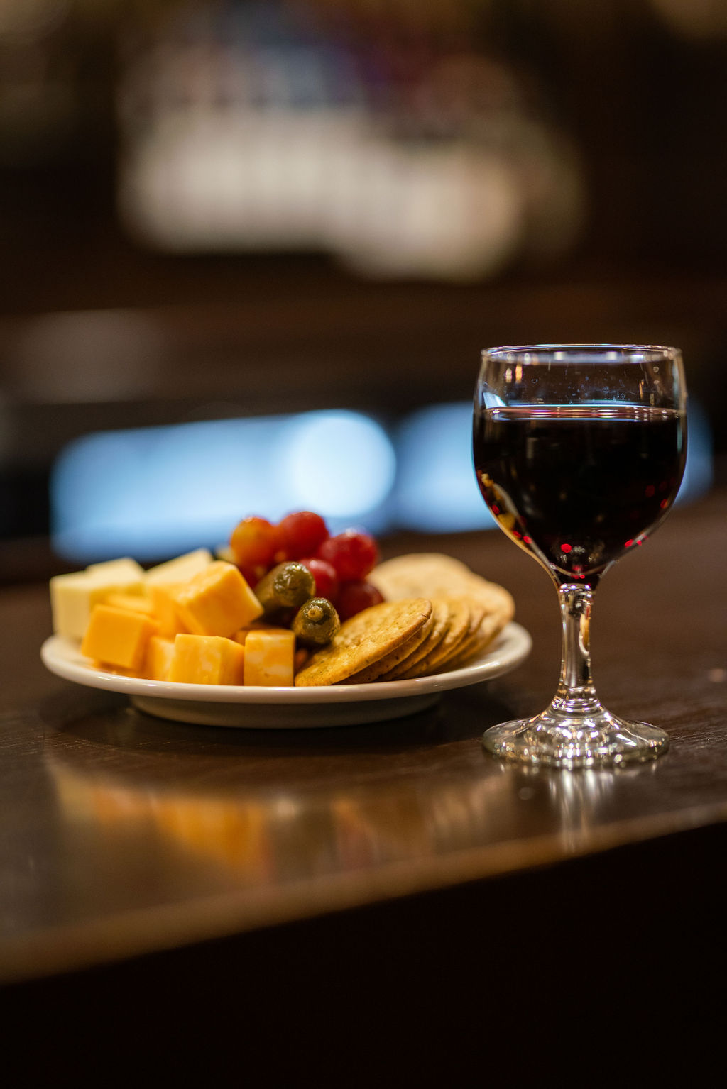 Wine, cheese and warm cookies